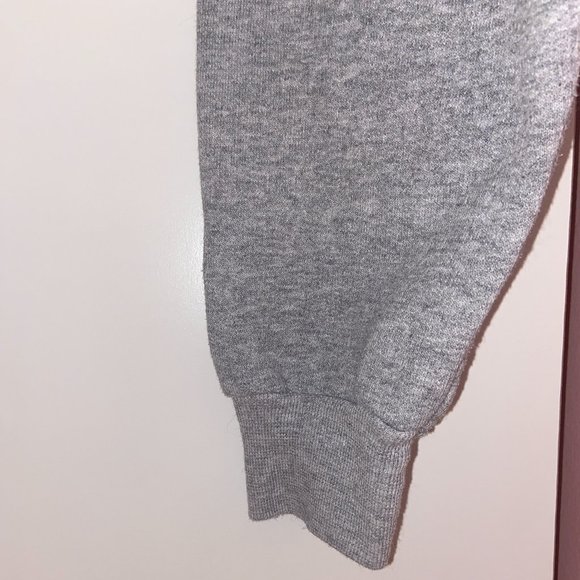 [2-Piece] Cropped Sweater + BABE Sweater || Grey - Picture 6 of 14